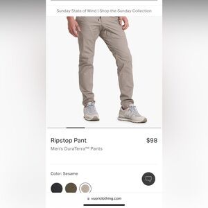 Vuori Ripstop pant